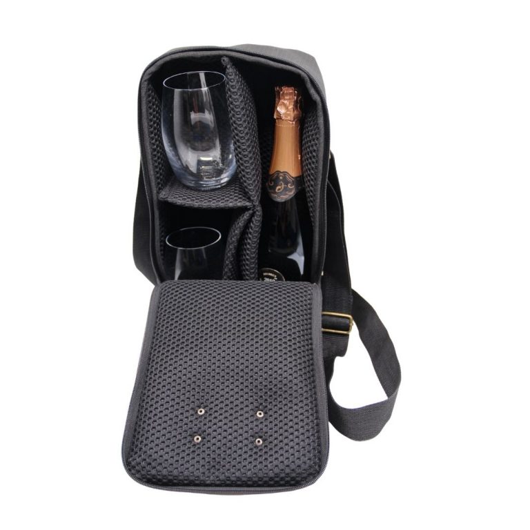 The Glass Bag (6 stemless wine glass capacity) Wine glass carry bag Madala Bags